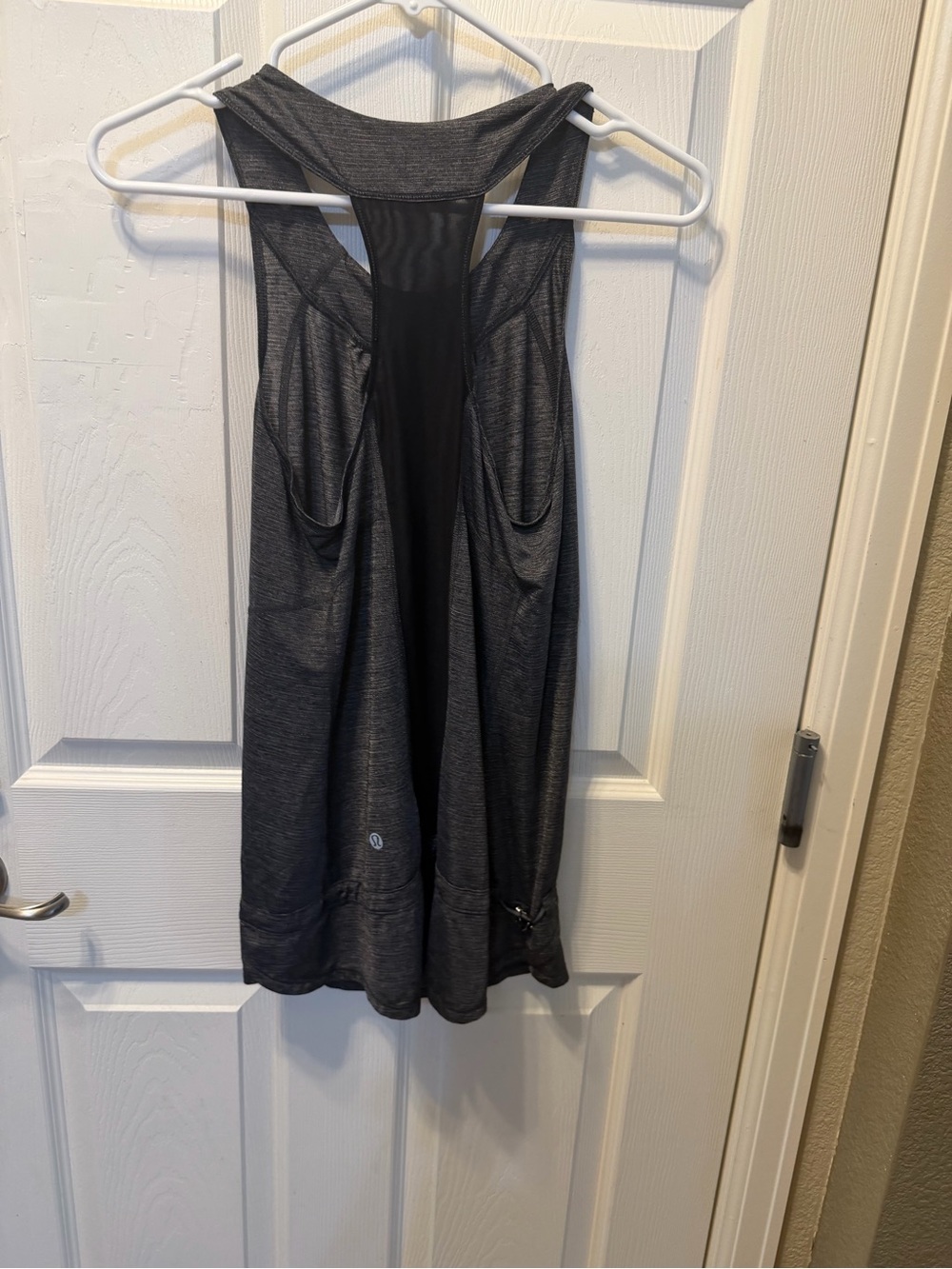 Lululemon Women's Dark Gray Scoop Neck Racerback Tank - Picture 2 of 5